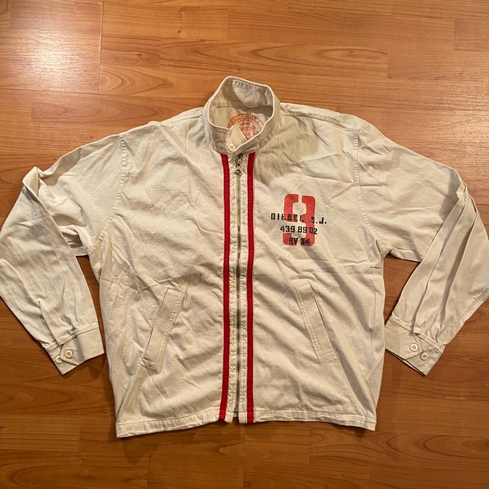 DIESEL 5J Deck Off cotton bomber full zip jacket